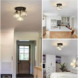 3-Light Modern Crystal Chandelier