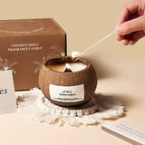 Handmade Coconut Shell Candle