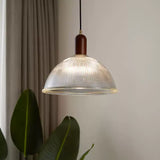 Vintage Wooden Pendant Light
