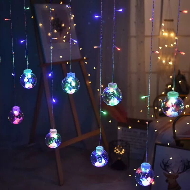 Tyalez LED Curtain Lights（For Ramadan, Wedding, Birthday, Graduation, Party，Garden Decorations)