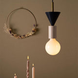Tyalez Design Colored Wood Blocks Pendant Light