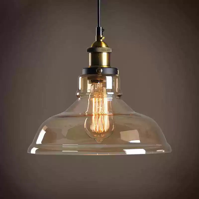 Industrial Retro Style Glass Chandelier