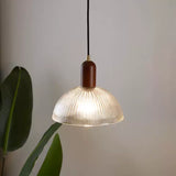 Vintage Wooden Pendant Light