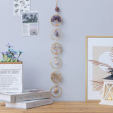 Tyalez Amethyst Crystal Moon Suncatcher