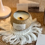 Handmade Coconut Shell Candle