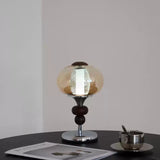 Vintage Solid Wood Palace Bedroom Table Lamp