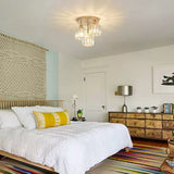 3-Light Modern Crystal Chandelier