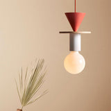 Tyalez Design Colored Wood Blocks Pendant Light
