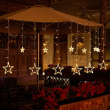 Tyalez LED Curtain Lights（For Ramadan, Wedding, Birthday, Graduation, Party，Garden Decorations)