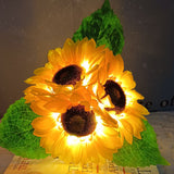 Tyalez 2025 New Crystal Sunflower Table Lamp