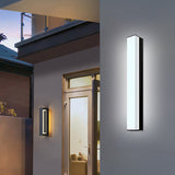 Tyalez Outdoor Black Waterproof LED Wall Light