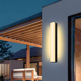 Tyalez Outdoor Black Waterproof LED Wall Light