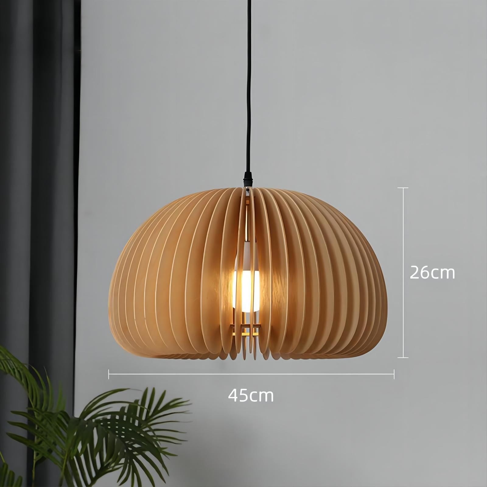 Tyalez Creative Pumpkin Wooden Chandelier