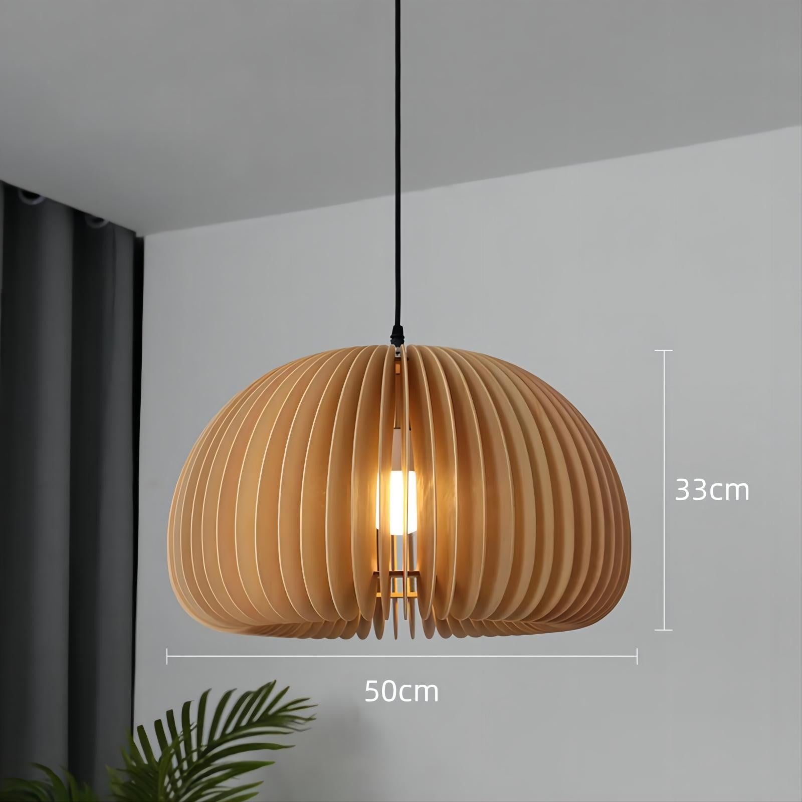 Tyalez Creative Pumpkin Wooden Chandelier