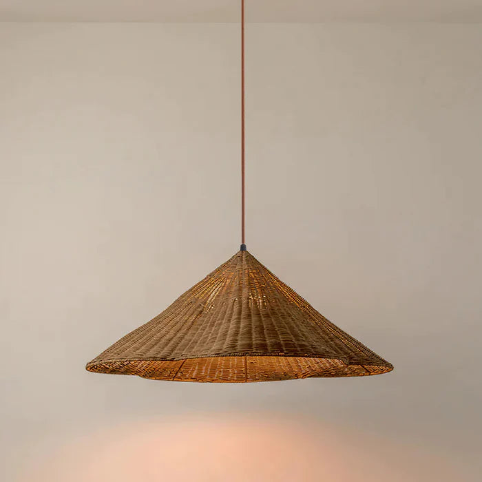 Vintage Rattan Pendant Light for Living Room