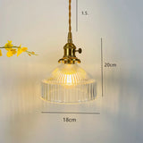 Tyalez Modern Vintage Glass Lampshade Pendant Lights