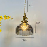 Tyalez Modern Vintage Glass Lampshade Pendant Lights