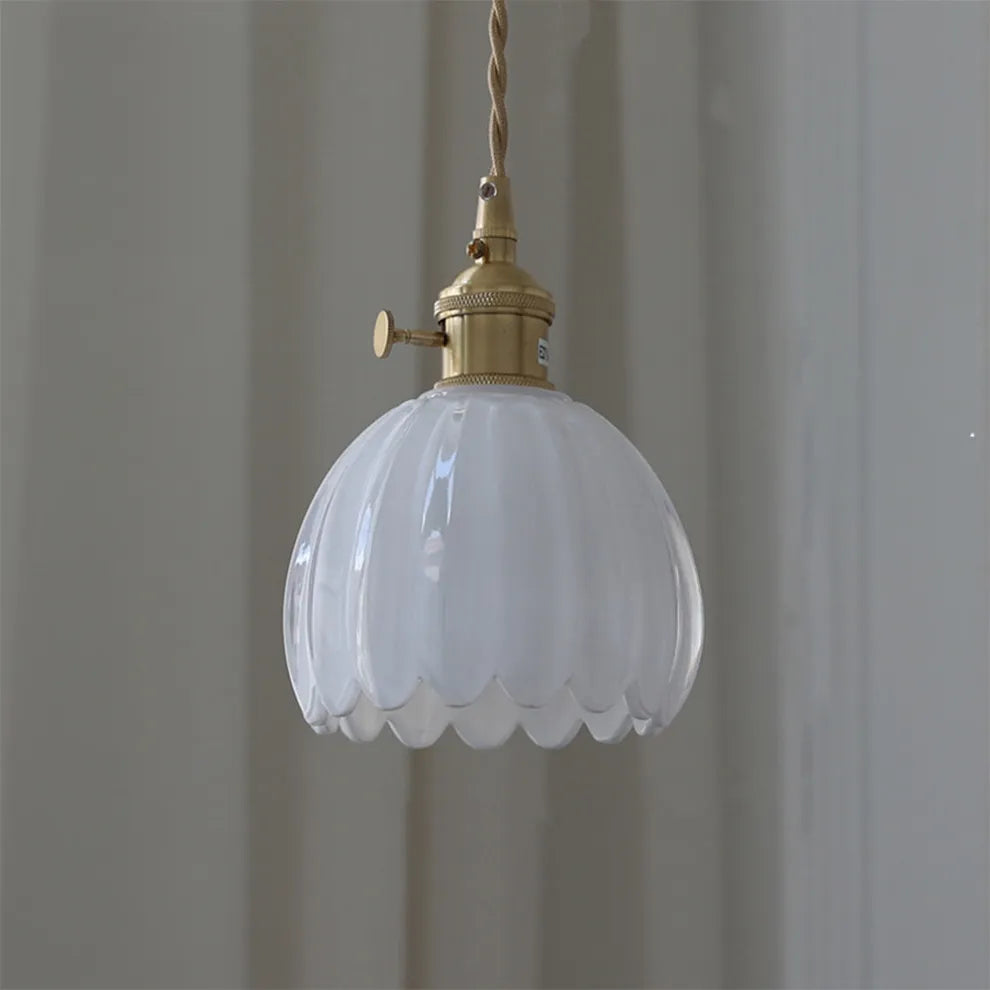 Vintage Floral Pendant Light