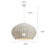 Tyalez Bauhaus Weaving Lantern Shade Pendant Light