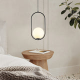 Tyalez Modern Frosted Glass Ball Chandelier