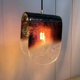 Modern Artistic Gradient Glass Pendant Light