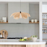 Tyalez Rattan Petal Rustic Lamp Shade Pendant Light