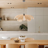 Tyalez Rattan Petal Rustic Lamp Shade Pendant Light