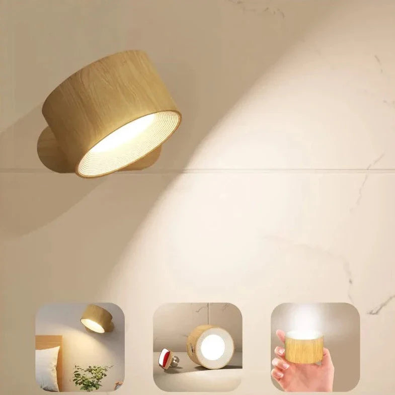 Tyalez Modern 360° Rotatable LED Wall Light