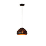 Tyalez Vintage Etch Shade Metal Pendant Light