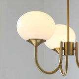 Tyalez Bubble Pink Glass Marshmallow Chandelier