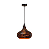 Tyalez Vintage Etch Shade Metal Pendant Light