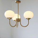 Tyalez Bubble Pink Glass Marshmallow Chandelier