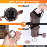 Tyalez Solar Outdoor Watering Can Waterfall Garden Lamp
