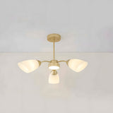 Tyalez Nordic Decor Frosted Glass LED Bedroom Ceiling Light
