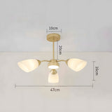 Tyalez Nordic Decor Frosted Glass LED Bedroom Ceiling Light