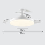Simple Low Profile Ceiling Fan With LED Light