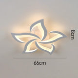 Tyalez Contemporary Flower Shape Iron LED Ceiling Light For Living Room