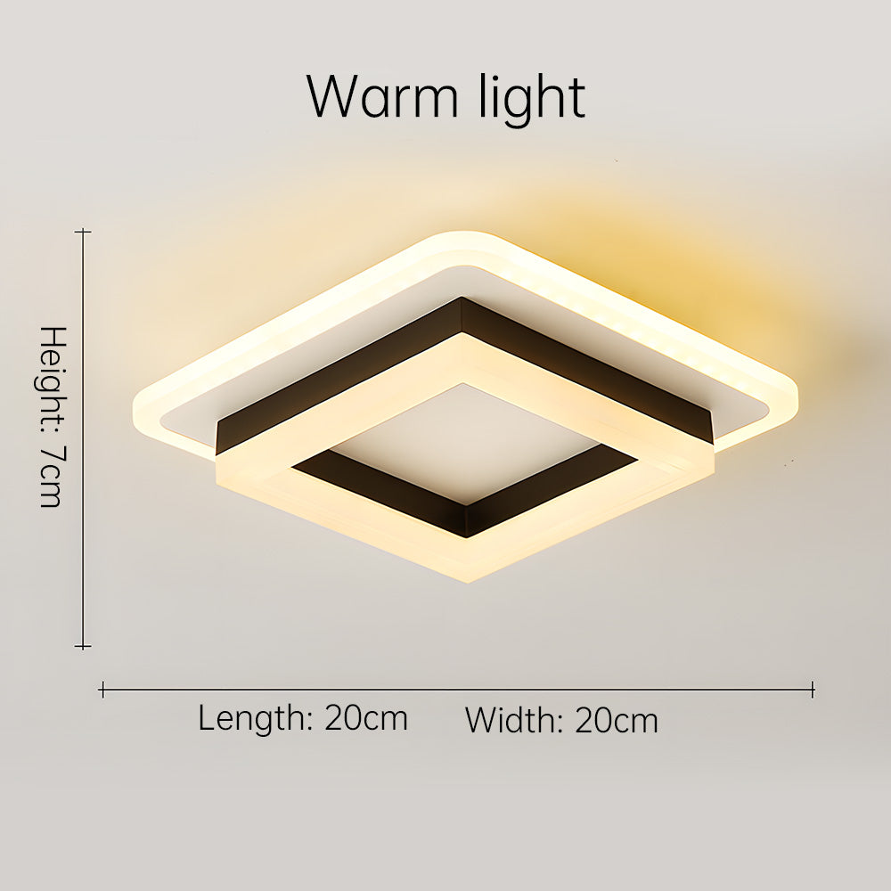 Tyalez Mini Art Deco Hallway LED Ceiling Lamp