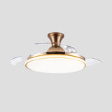 Simple Low Profile Ceiling Fan With LED Light