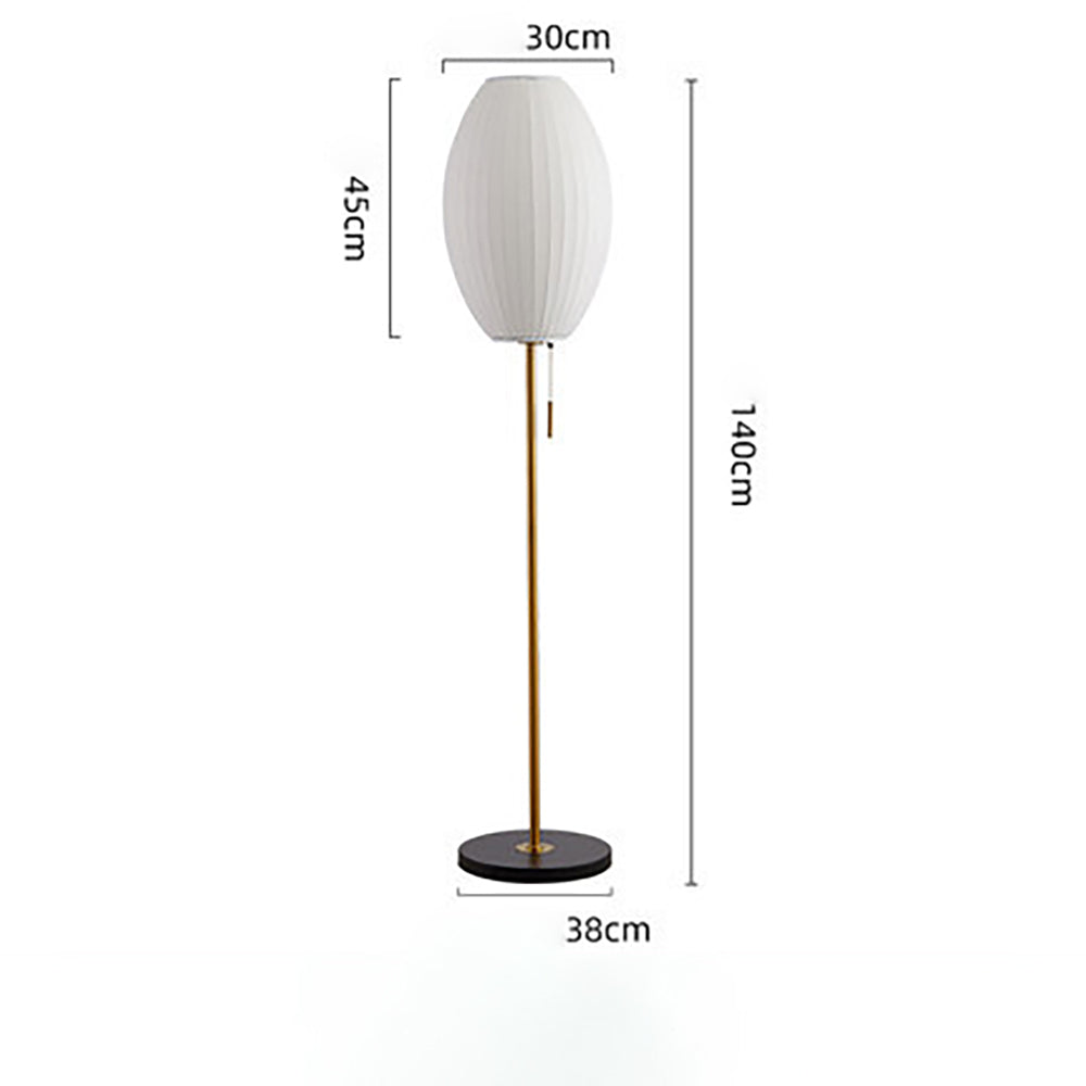 Tyalez Classic Silk White Floor Lamp For Living Room