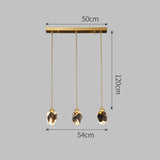 Tyalez Creative Modern Crystal Gold Raindrop Chandelier