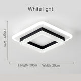 Tyalez Mini Art Deco Hallway LED Ceiling Lamp