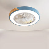 Tyalez Modern Wood Ceiling Fans With LED Lights
