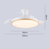 Simple Low Profile Ceiling Fan With LED Light