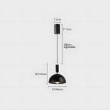 Bauhaus Nordic Style Stained Glass LED  Pendant Light