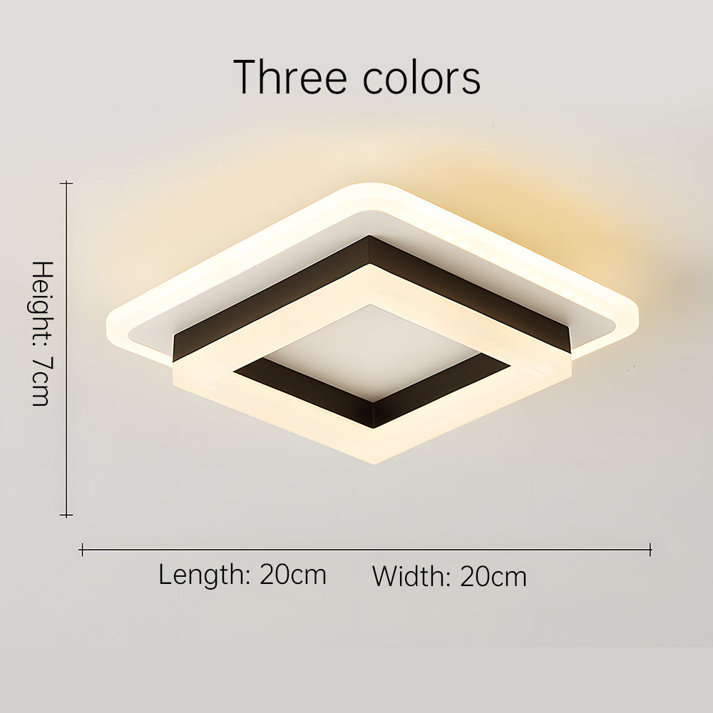 Tyalez Mini Art Deco Hallway LED Ceiling Lamp