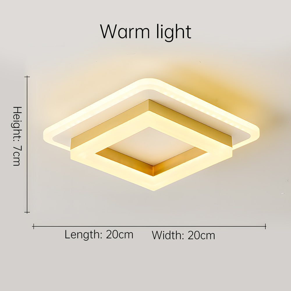Tyalez Mini Art Deco Hallway LED Ceiling Lamp