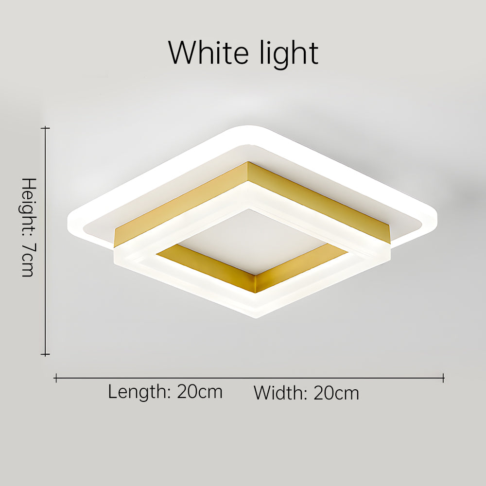 Tyalez Mini Art Deco Hallway LED Ceiling Lamp