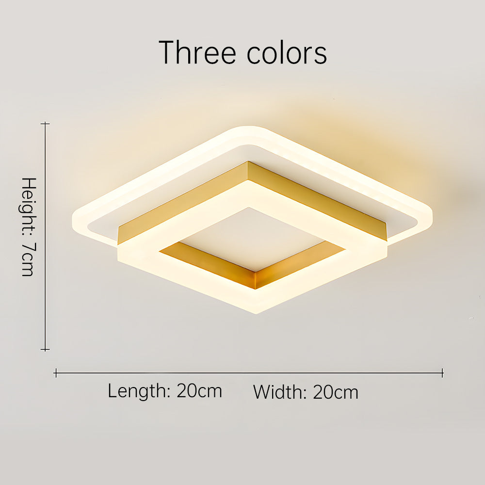 Tyalez Mini Art Deco Hallway LED Ceiling Lamp