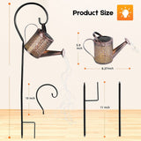 Tyalez Solar Outdoor Watering Can Waterfall Garden Lamp